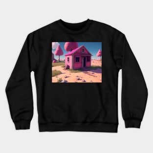 Pink House Crewneck Sweatshirt